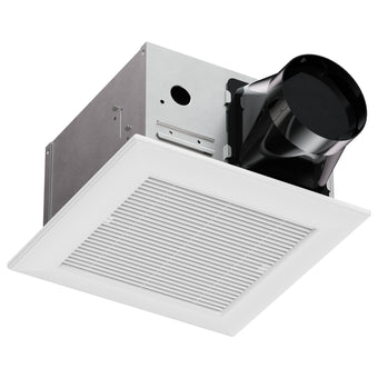 JULLISON Ventilation Fan With Grille for Bathroom and Home, 100CFM, 25W Ceiling Mount Shower Exhaust Fan, 120V, White, Wet Rated, ETL Certified