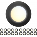 Low Profile Disk Light - 6 Inch - 5CCT - BK - 20Packs